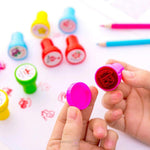 Load image into Gallery viewer, Cute Smiley And Motivation Reward Emoji Seal Stamper For Kids ( Pack Of 10) Stationery