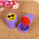 Load image into Gallery viewer, Cute Smiley Emoji Stamps For Kids ( Pack Of 10) Stationery