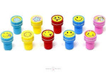 Load image into Gallery viewer, Cute Smiley Emoji Stamps For Kids ( Pack Of 10) Stationery