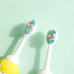 Load image into Gallery viewer, Cute Teddy Bear Shape Microfiber Soft Bristles Toothbrush With Travel Case For Kids Age 2+ Cartoon