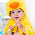 Load image into Gallery viewer, Cute Teddy Bear Shape Microfiber Soft Bristles Toothbrush With Travel Case For Kids Age 2+ Cartoon