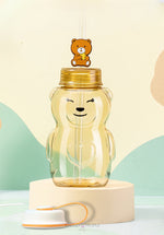 Load image into Gallery viewer, Teddy Bear Shaped Kids Water Bottle - 430Ml