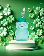 Load image into Gallery viewer, Teddy Bear Shaped Kids Water Bottle - 430Ml