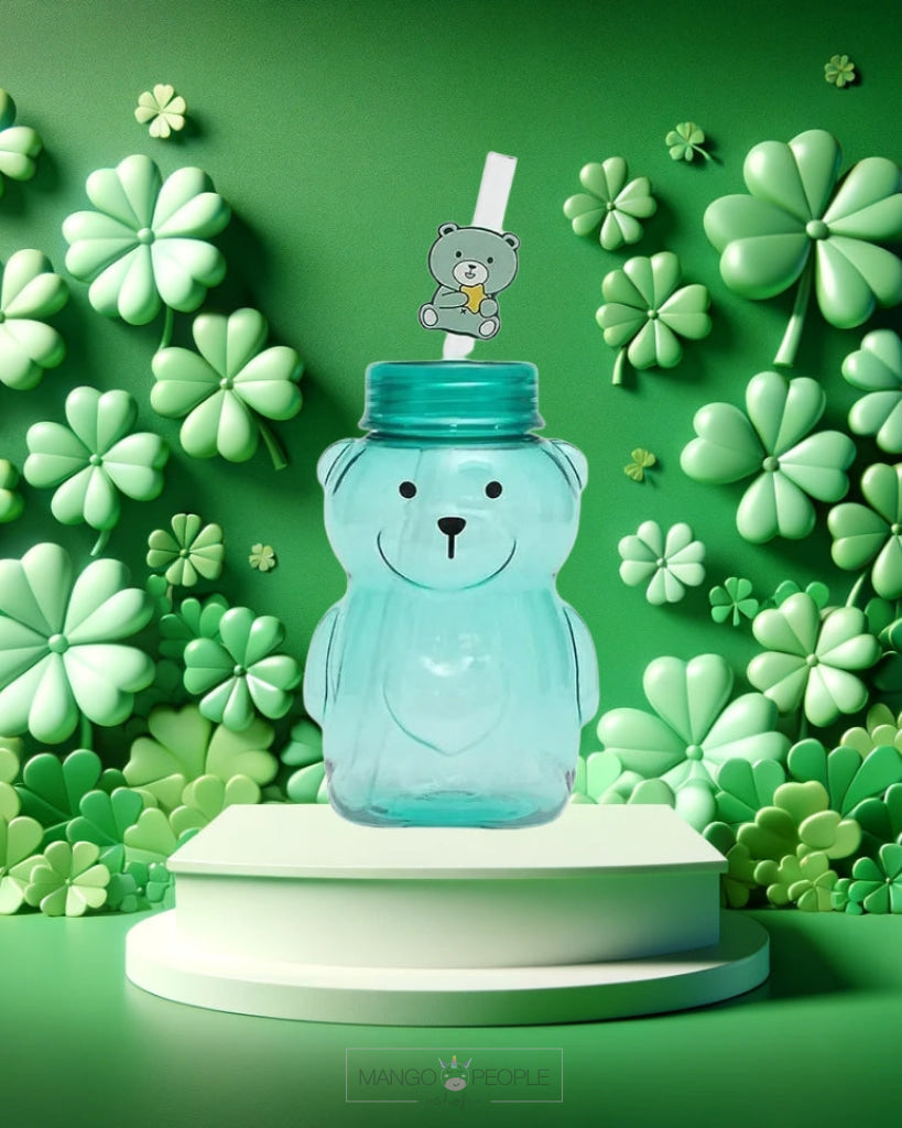 Teddy Bear Shaped Kids Water Bottle - 430Ml