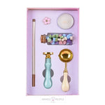 Load image into Gallery viewer, Cute Vintage Retro Personalized Design Wax Seal Stamp Kit With Brass Head