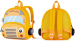 Load image into Gallery viewer, Cute Yellow School Bus Soft Backpack For Kids
