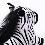 Load image into Gallery viewer, Cute Animal Zebra Style Plush Slipper Slippers Shoes