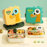 Load image into Gallery viewer, Deedee Dino Stainless Steel Lunch Box - 1120Ml