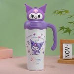 Load image into Gallery viewer, Disney Minnie Mouse Insulated Straw Bottle – 500ml Sipper Water Bottle