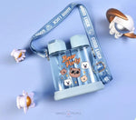 Load image into Gallery viewer, Double Sided Kid’s Spill - Proof Water Bottle With Straw - 640Ml Water Bottles Sipper Bottle