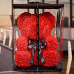 Load image into Gallery viewer, Eternity Red Roses Teddy Bear 40cm Forever Flowers Mango People Flowers