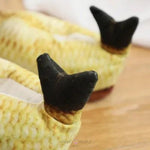 Load image into Gallery viewer, Fish Shaped Warm Plush Slippers