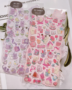 Load image into Gallery viewer, Fluffy Textured Cute Cartoon Animal Stickers Stationery