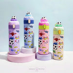 Load image into Gallery viewer, Football Print Stainless Steel Water Bottle - 420Ml