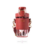 Load image into Gallery viewer, Fquan Leak-Proof Water Bottle With Straw And Strap - 500Ml