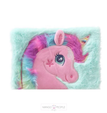 Load image into Gallery viewer, Fur Unicorn Embroidered Diary
