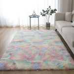 Load image into Gallery viewer, Fuzzy Rainbow Rug Floor mats Mango People Factory