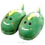 Load image into Gallery viewer, Girls Cartoon Character Green Slippers