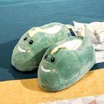 Load image into Gallery viewer, Girls Cartoon Character Green Slippers