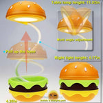 Load image into Gallery viewer, Hamburger Shaped Mini Table Lamp With A Built- In Pencil Sharpener And Storage For Kids