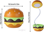 Load image into Gallery viewer, Hamburger Shaped Mini Table Lamp With A Built- In Pencil Sharpener And Storage For Kids