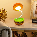 Load image into Gallery viewer, Hamburger Shaped Mini Table Lamp With A Built- In Pencil Sharpener And Storage For Kids