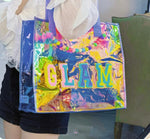 Load image into Gallery viewer, Holographic Multipurpose Semi Transparent Shoulder Bag