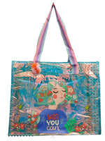 Load image into Gallery viewer, Holographic Multipurpose Semi Transparent Shoulder Bag