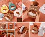 Load image into Gallery viewer, Hot Water Bag With Cute Cartoon Design Soft Cover For Pain Relief - 1000Ml