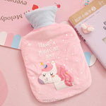 Load image into Gallery viewer, Hot Water Bag With Cute Unicorn Design Plush Cover - 1000Ml
