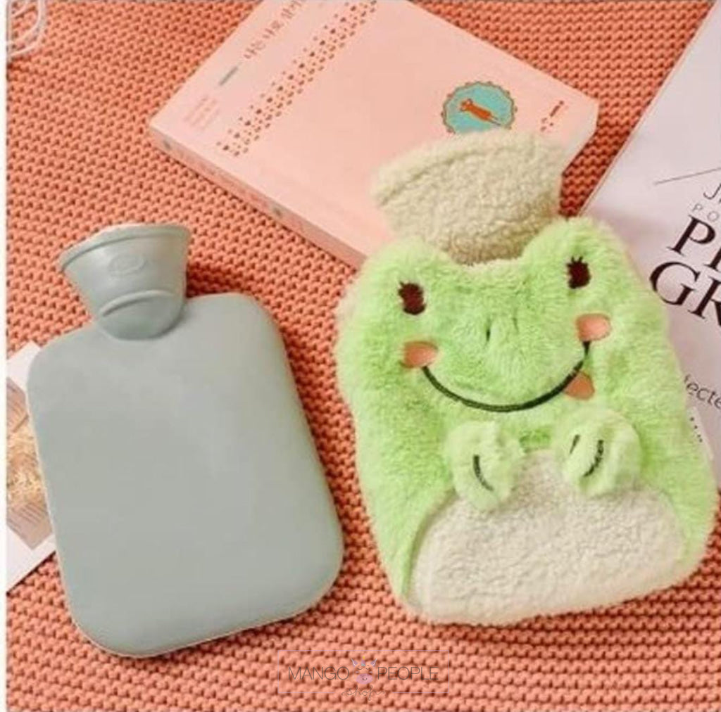 Hot Water Bag With Soft Cartoon Cover - 1000Ml
