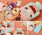 Load image into Gallery viewer, Hot Water Bottle Bag With Cute Girl Design Soft Cover - 1000Ml