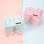Load image into Gallery viewer, Pack Of 2 House Shaped Kids Money Bank