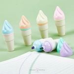 Load image into Gallery viewer, Ice Cream Shape Fancy Color Cute Mini Kids Highlighter Pen