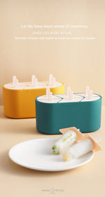 Load image into Gallery viewer, 6 Cavities Frozen Home-Made Ice Cream Popsicle Molds Reusable 50Ml