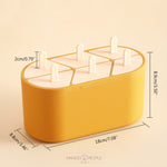 Load image into Gallery viewer, 6 Cavities Frozen Home-Made Ice Cream Popsicle Molds Reusable 50Ml