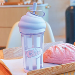 Load image into Gallery viewer, Ice Cream Shape Tumbler Plastic Water Bottle With Straw - 500Ml