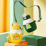 Load image into Gallery viewer, Insulated Stainless Steel Animal Design Water Bottle For Kids - 450Ml