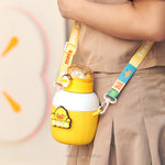 Load image into Gallery viewer, Insulated Stainless Steel Animal Design Water Bottle For Kids - 450Ml