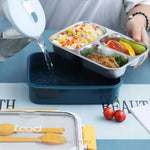 Load image into Gallery viewer, Insulated Stainless Steel Lunch Box Steel