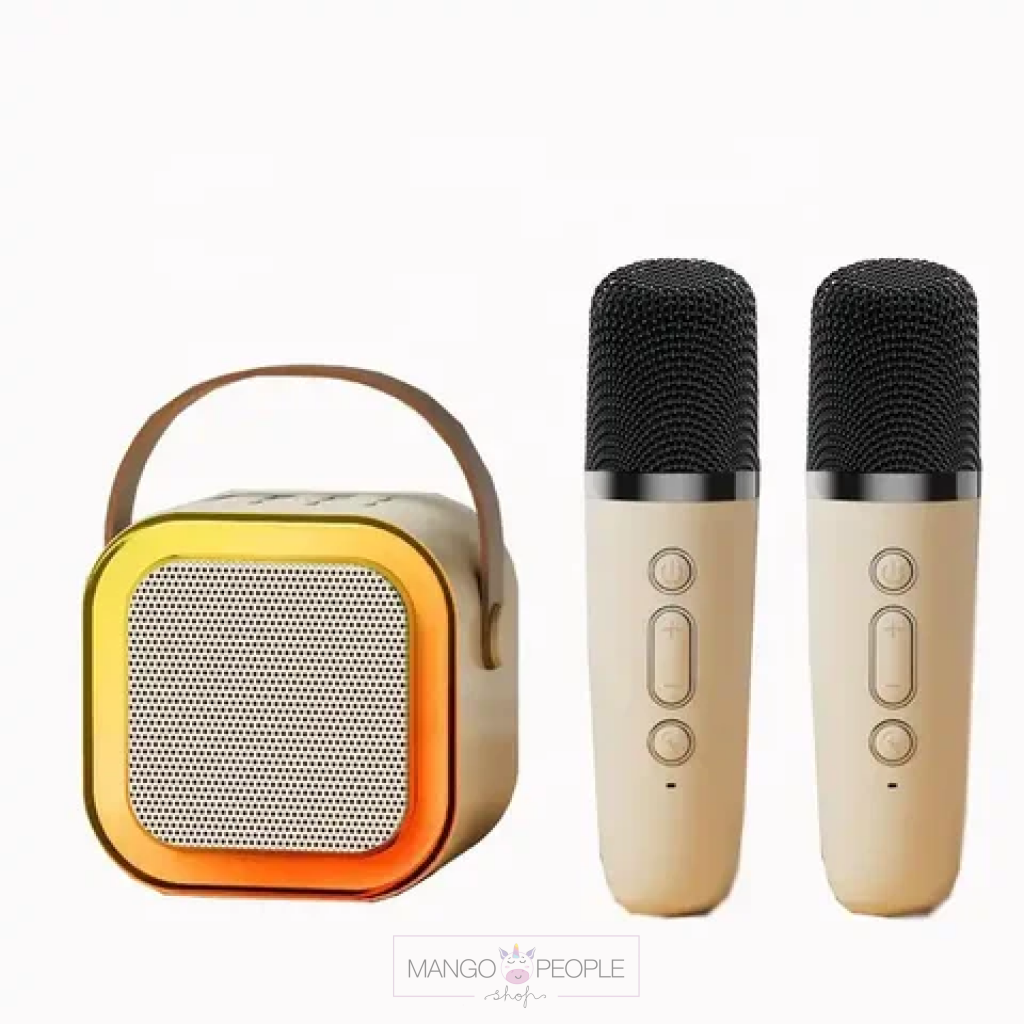 K-12 Music Player Mini Speaker With Double Mic