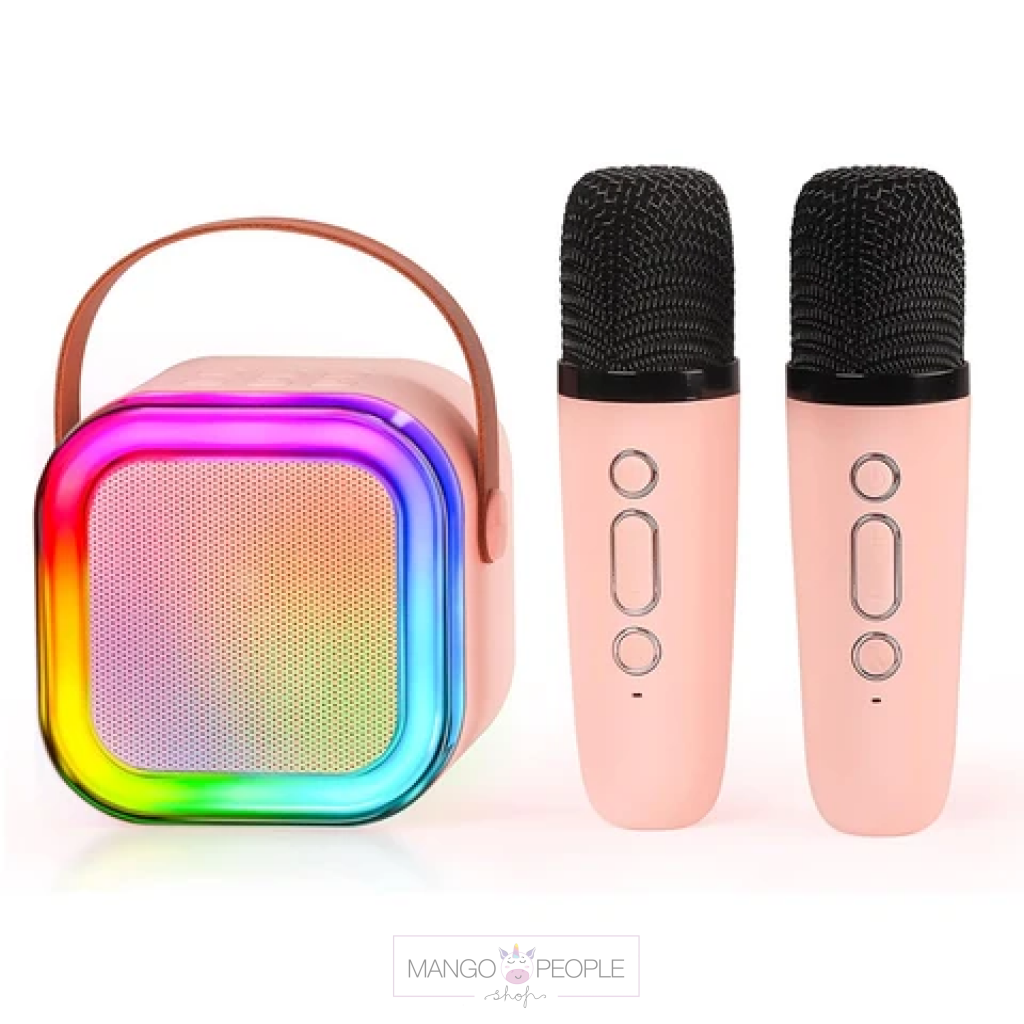 K-12 Music Player Mini Speaker With Double Mic