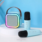Load image into Gallery viewer, K-12 Music Player Mini Speaker With Double Mic
