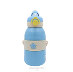 Load image into Gallery viewer, Kawaii Bunny Stainless Steel Water Bottle With Strap - 490Ml
