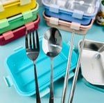 Load image into Gallery viewer, Kawaii - O - Cute Satinless Steel Lunch Box - 800Ml