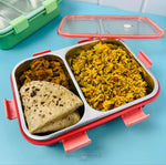 Load image into Gallery viewer, Kawaii - O - Cute Satinless Steel Lunch Box - 800Ml