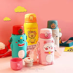 Load image into Gallery viewer, Thermos Cup Cartoon Stainless Steel Water Bottle - 500Ml