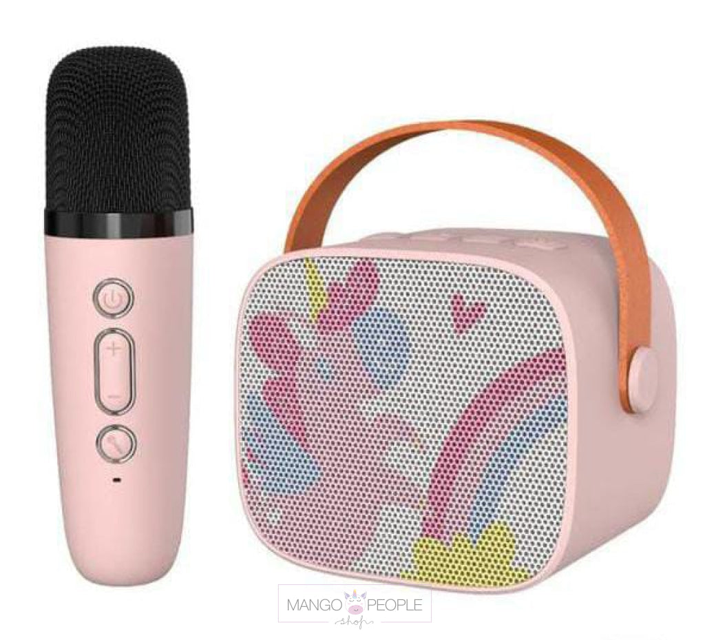 Kids Karaoke Machine With Wireless Microphone And Bluetooth Speaker Portable Karaoke Speaker Set