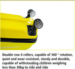 Load image into Gallery viewer, Kids Ride-On Travel Suitcase with Wheels Kids Trolley Suitcase