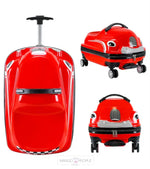Load image into Gallery viewer, Kids Ride-On Travel Suitcase with Wheels Kids Trolley Suitcase